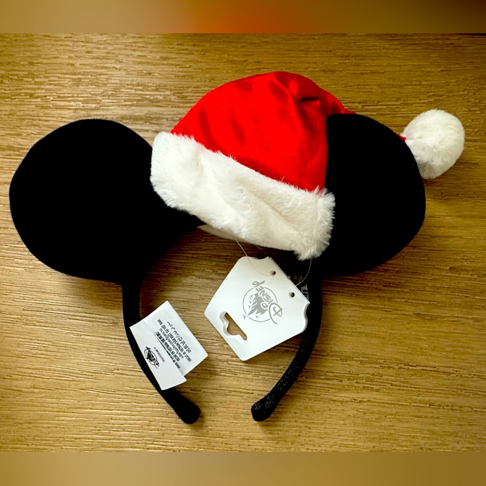 Mickey Mouse Santa Ears Headband